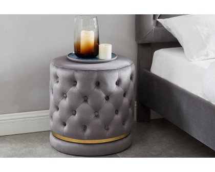 Worldwide - Delilah Round Ottoman