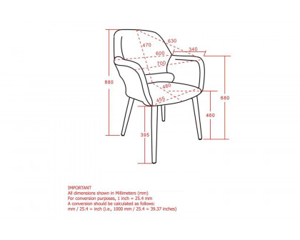 Worldwide Miranda Accent/Dining Chair - Green/Walnut