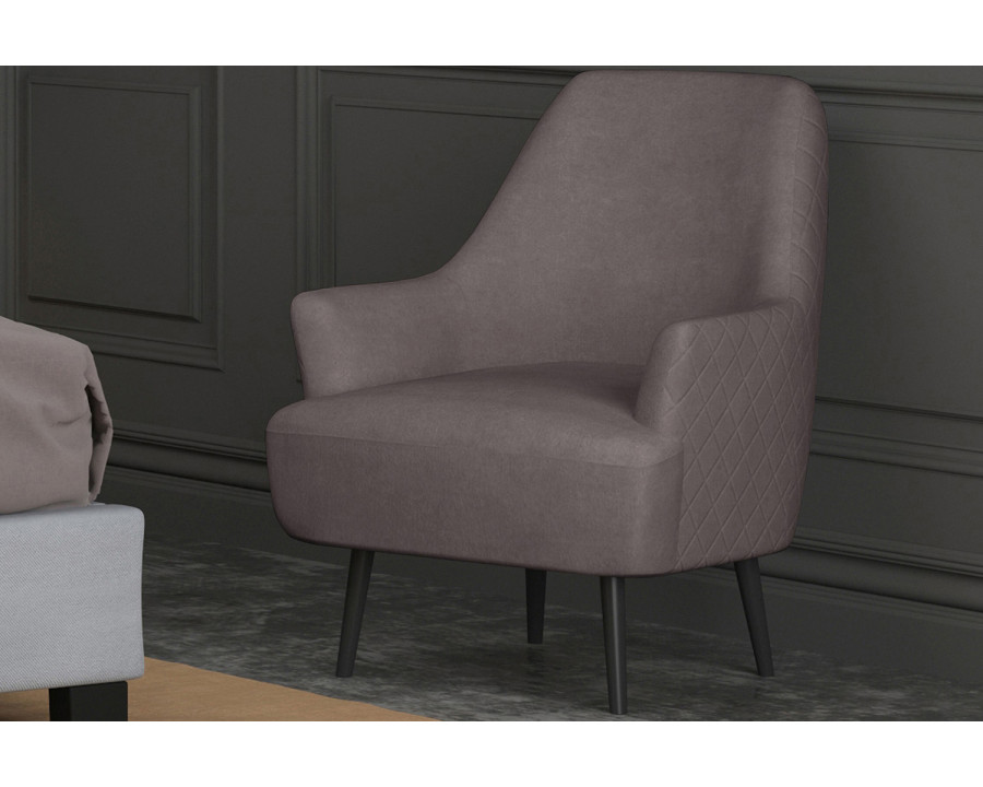 Worldwide Nomi Accent Chair - Gray/Black