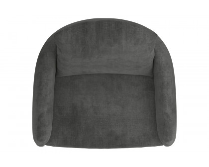 Worldwide Petrie Accent Chair - Charcoal/Black