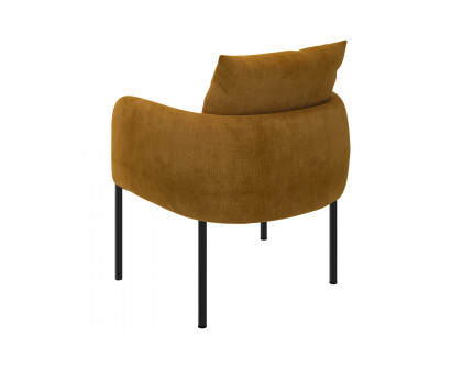 Worldwide Petrie Accent Chair - Mustard/Black