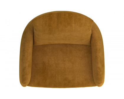 Worldwide Petrie Accent Chair - Mustard/Black