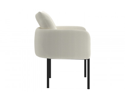 Worldwide™ Zana Accent Chair - Cream/Black