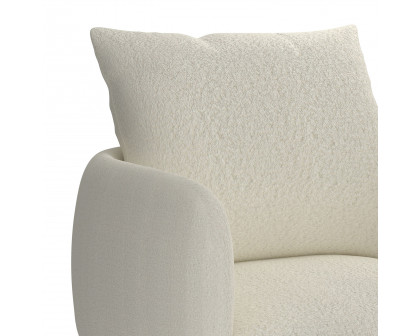 Worldwide™ Zana Accent Chair - Cream/Black