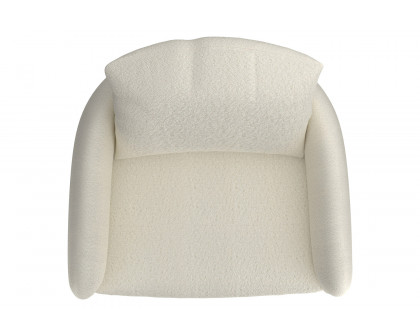 Worldwide™ Zana Accent Chair - Cream/Black