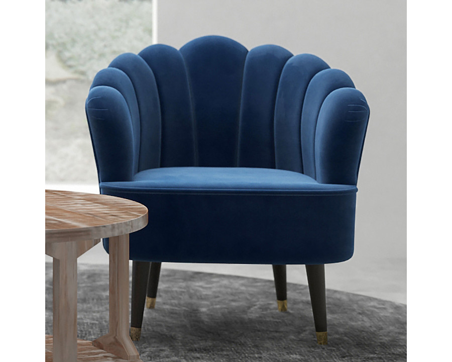 Worldwide Ezra Accent Chair - Blue