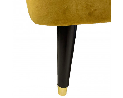 Worldwide™ Ezra Accent Chair - Mustard