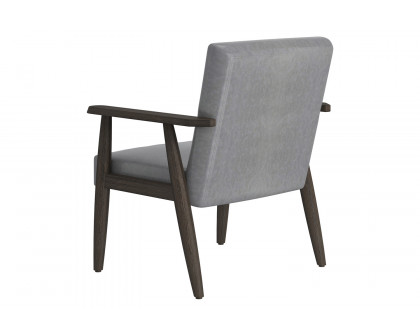 Worldwide Wilder Accent Chair - Gray/Weathered Brown