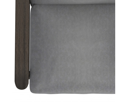 Worldwide Wilder Accent Chair - Gray/Weathered Brown