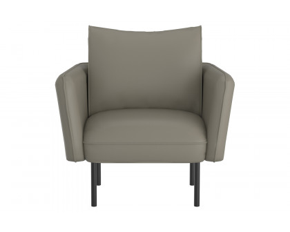 Worldwide Ryker Accent Chair - Gray-Beige/Black