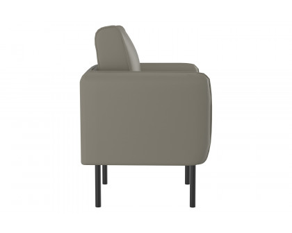 Worldwide Ryker Accent Chair - Gray-Beige/Black