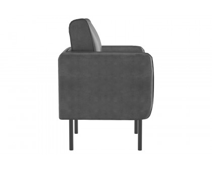 Worldwide Ryker Accent Chair - Gray/Black