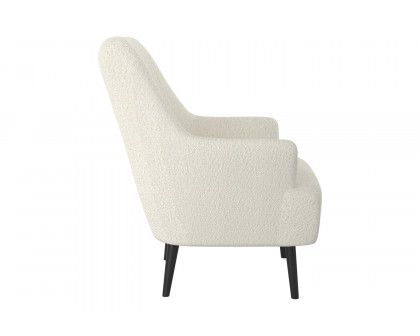 Worldwide Zoey Accent Chair - Crème