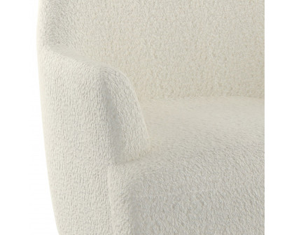 Worldwide Zoey Accent Chair - Crème