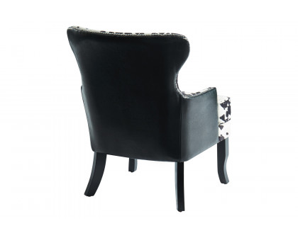 Worldwide Angus Accent Chair - Black/Coffee