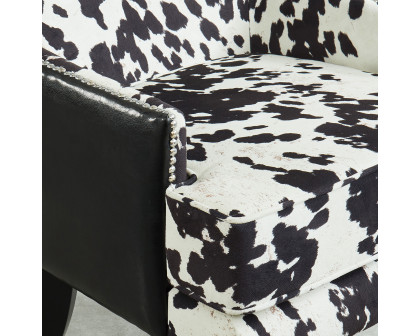 Worldwide Angus Accent Chair - Black/Coffee