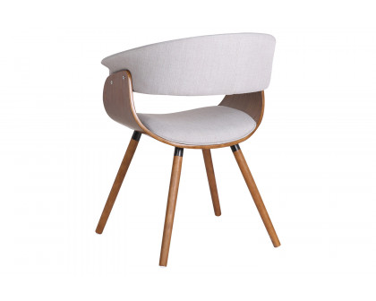 Worldwide Holt Accent/Dining Chair - Gray/Walnut