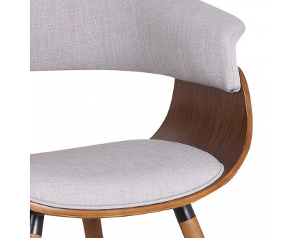 Worldwide Holt Accent/Dining Chair - Gray/Walnut