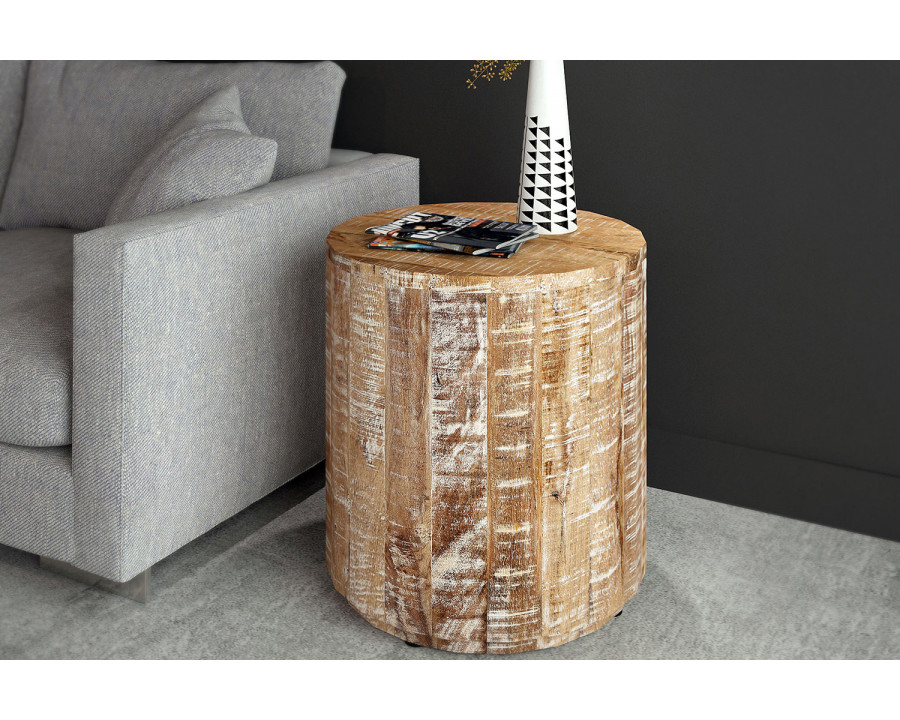 Worldwide - Eva Round Accent Table