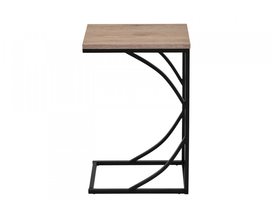 Worldwide Darcy Accent Table - Natural/Black