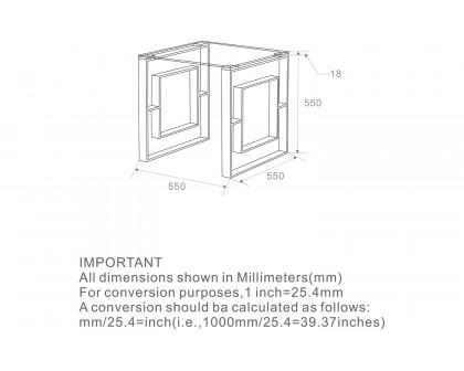 Worldwide Eros Accent Table - Silver