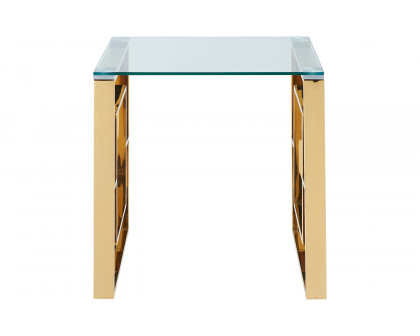 Worldwide Eros Accent Table - Gold