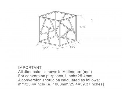 Worldwide - Juniper Accent Table in Silver