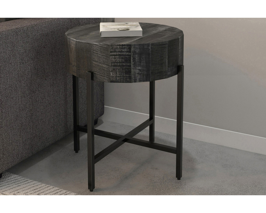 Worldwide - Blox Round Accent Table