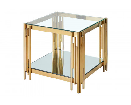 Worldwide Estrel Large  Accent Table - Gold