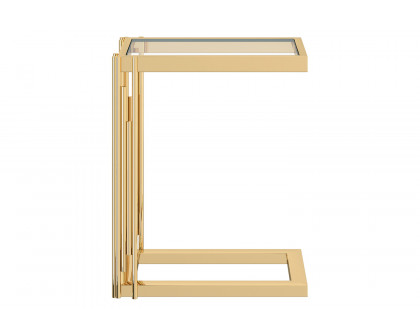 Worldwide™ Estrel Small Accent Table - Gold