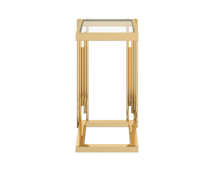 Worldwide™ Estrel Small Accent Table - Gold