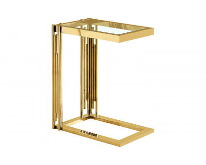 Worldwide™ Estrel Small Accent Table - Gold