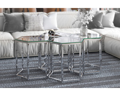 Worldwide - Fleur Accent Table