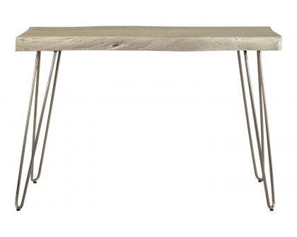 Worldwide Nila Console/Desk - Light Gray