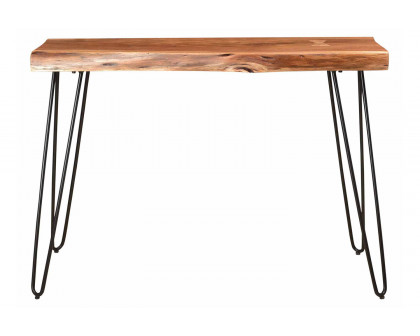 Worldwide Nila Console/Desk - Natural/Black