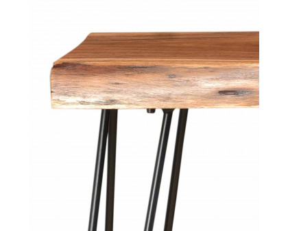 Worldwide Nila Console/Desk - Natural/Black