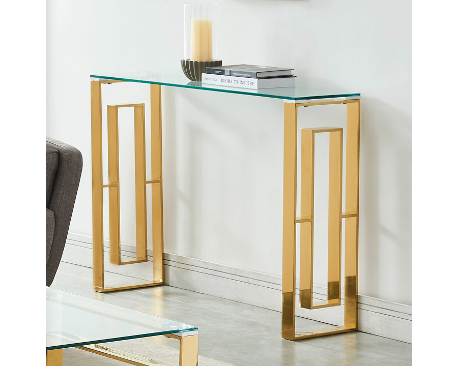 Worldwide Eros Console/Desk - Gold