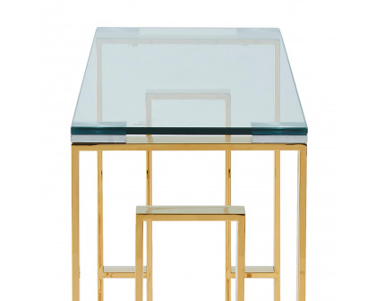 Worldwide Eros Console/Desk - Gold