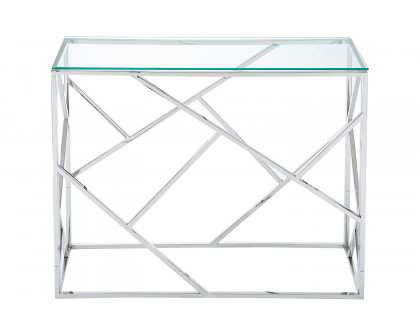 Worldwide - Juniper Console Table in Silver