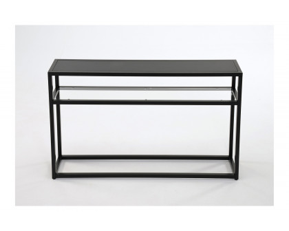 Worldwide - Quinn Console Table in Black