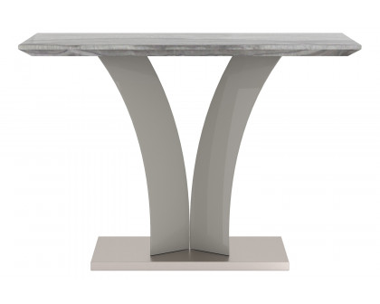 Worldwide - Napoli Console Table in Light Gray