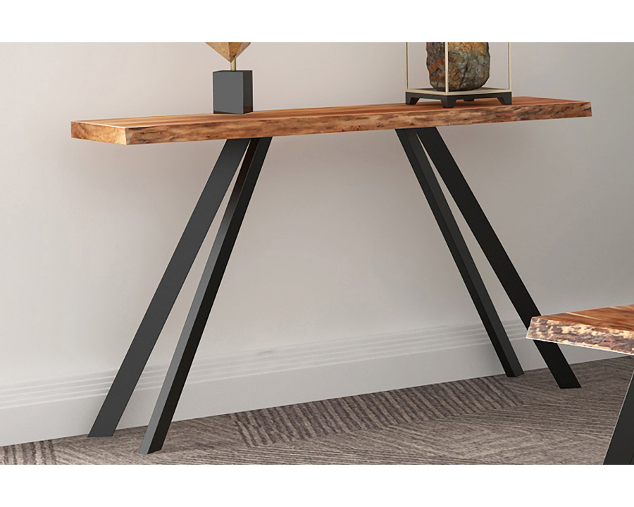 Worldwide - Virag Console/Desk in Natural/Black