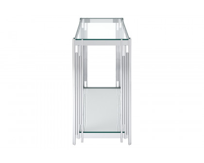 Worldwide Estrel Console Table - Silver