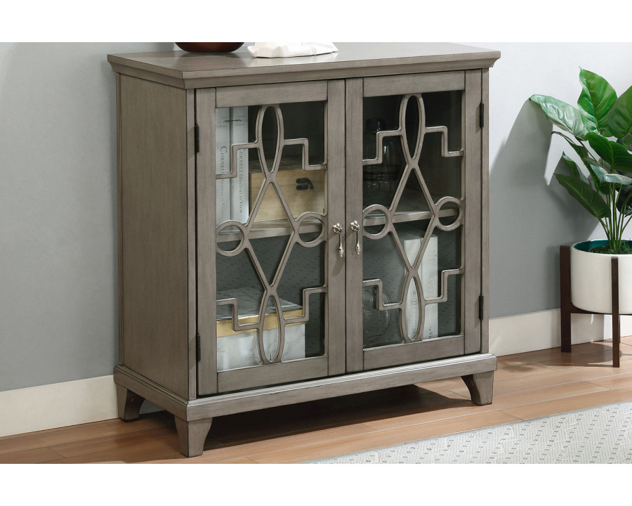 Worldwide Rosela Cabinet - Antique Gray