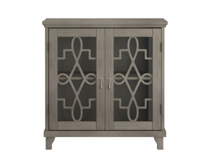 Worldwide Rosela Cabinet - Antique Gray