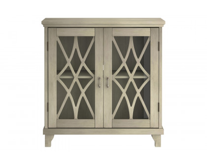 Worldwide Jasper Cabinet - Antique White