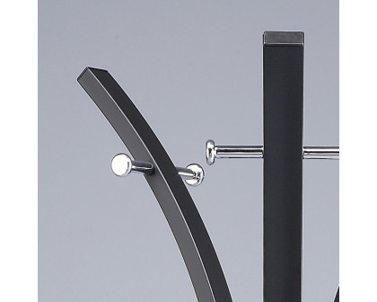 Worldwide - Luna II Coat Rack in Black