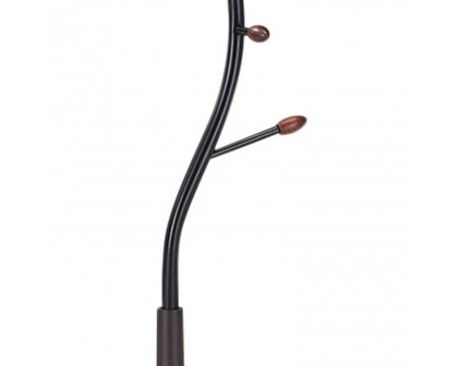 Worldwide - Brancha Coat Rack in Black/Walnut