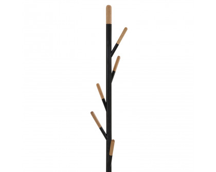 Worldwide - Tenley Coat Rack in Black/Natural