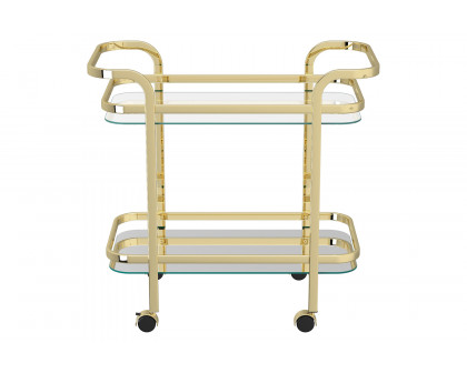 Worldwide - Zedd 2-Tier Bar Cart